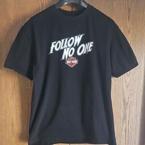 Harley-Davidson Black Tee with Bold Graphic